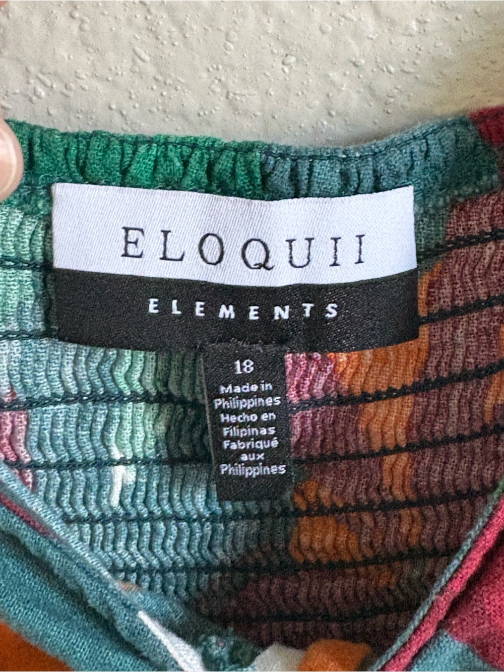 Eloquii Floral Tie-Front Maxi Dress - Picture 3 of 5